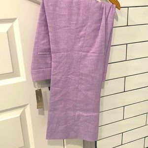 Linen lilac jcrew pants size 6
